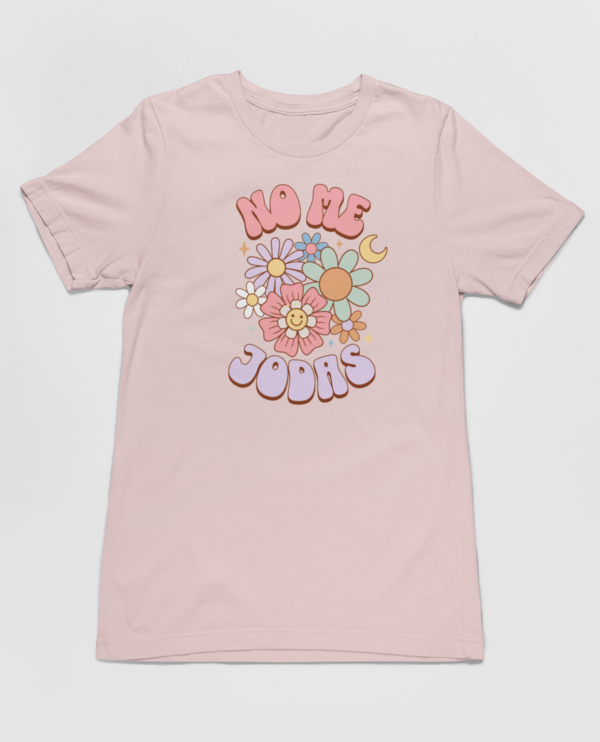 No me jodas soft pink tshirt